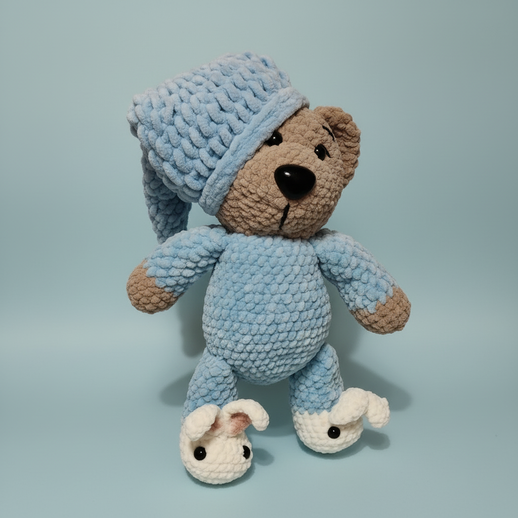 Teddy Bear | Handmade Crochet Plush Toy
