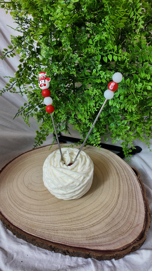 Amigurumi Sewing Stick – Snowman Christmas Edition