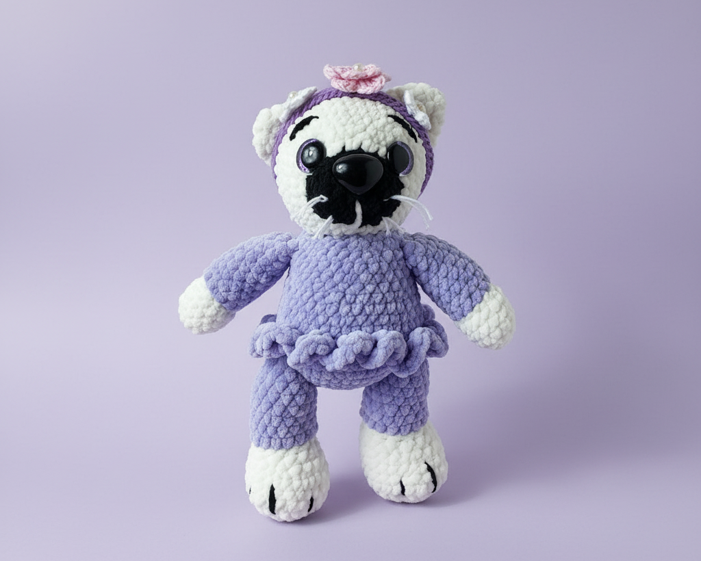 Princess Talia Cat | Handmade Crochet Plush Toy