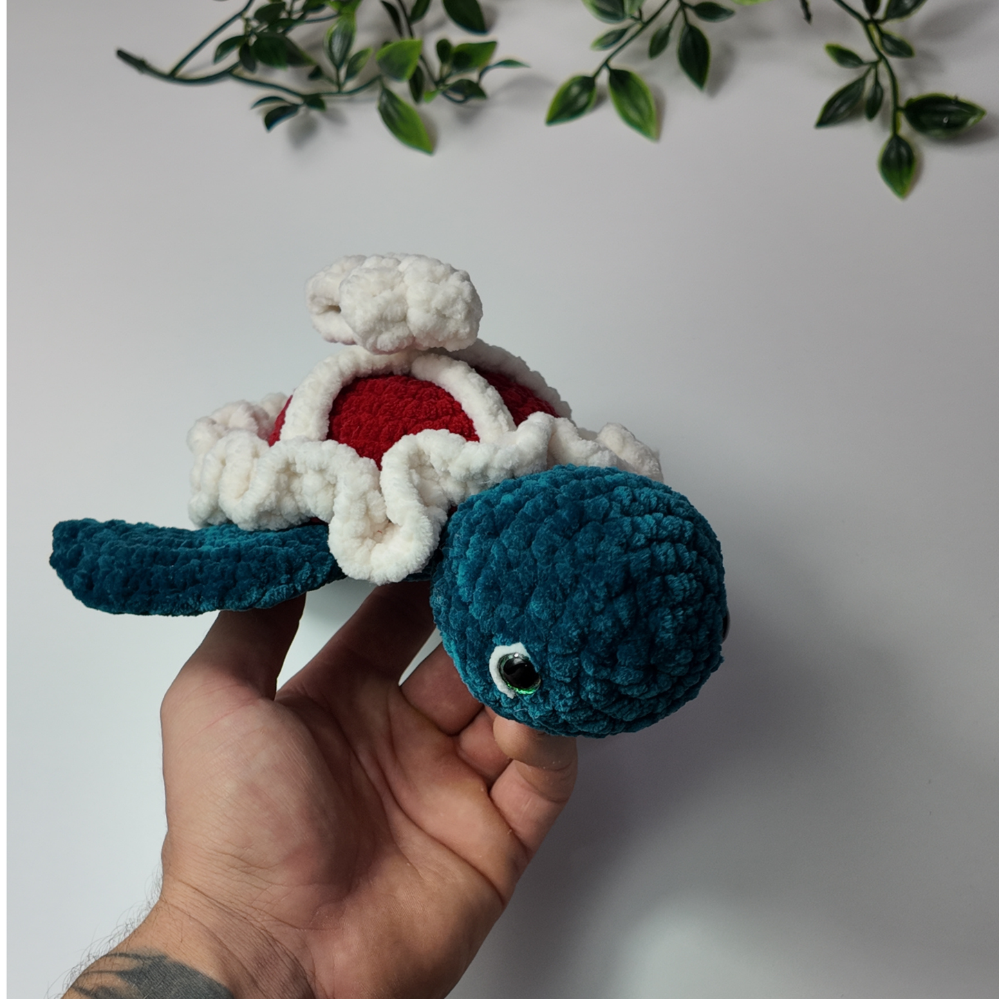 Christmas Turtle | Handmade Crochet Plush Toy