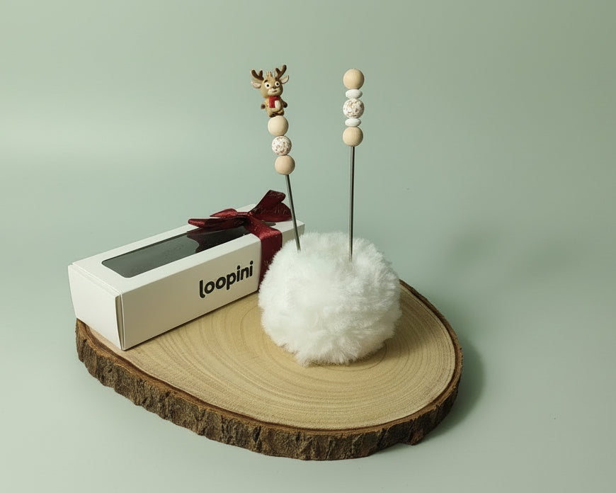 Amigurumi Sewing Stick – Reindeer Cream Edition