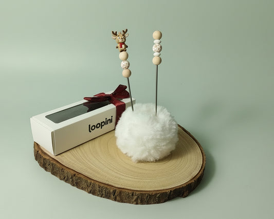 Amigurumi Sewing Stick – Reindeer Cream Edition