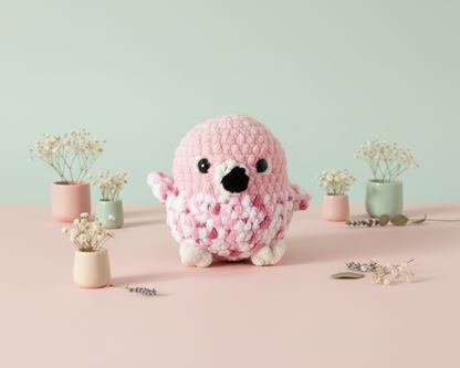 Flamingo | Handmade Crochet Plush Toy