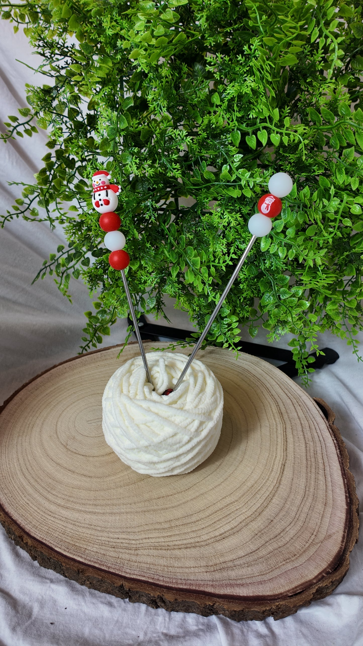 Amigurumi Sewing Stick – Snowman Christmas Edition