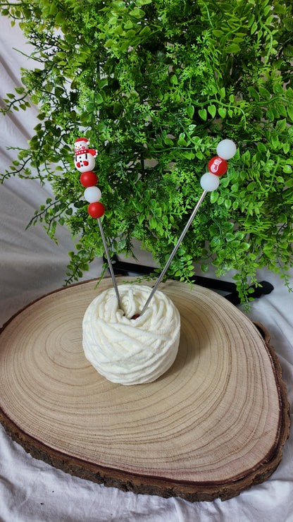 Amigurumi Sewing Stick – Snowman Christmas Edition